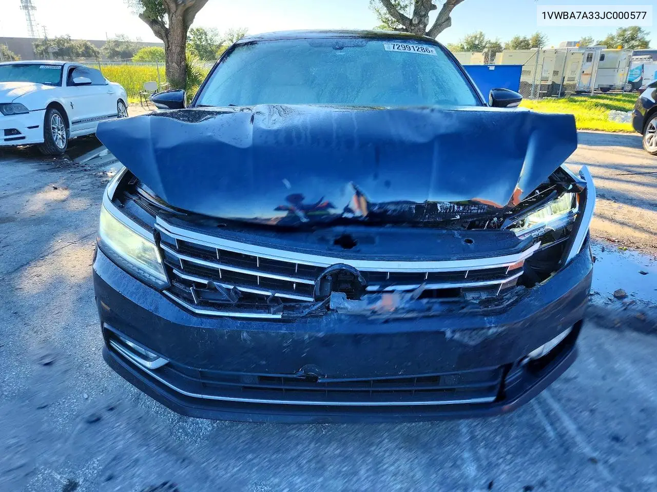 2018 VOLKSWAGEN PASSAT VIN 1VWBA7A33JC000577 — фото 5