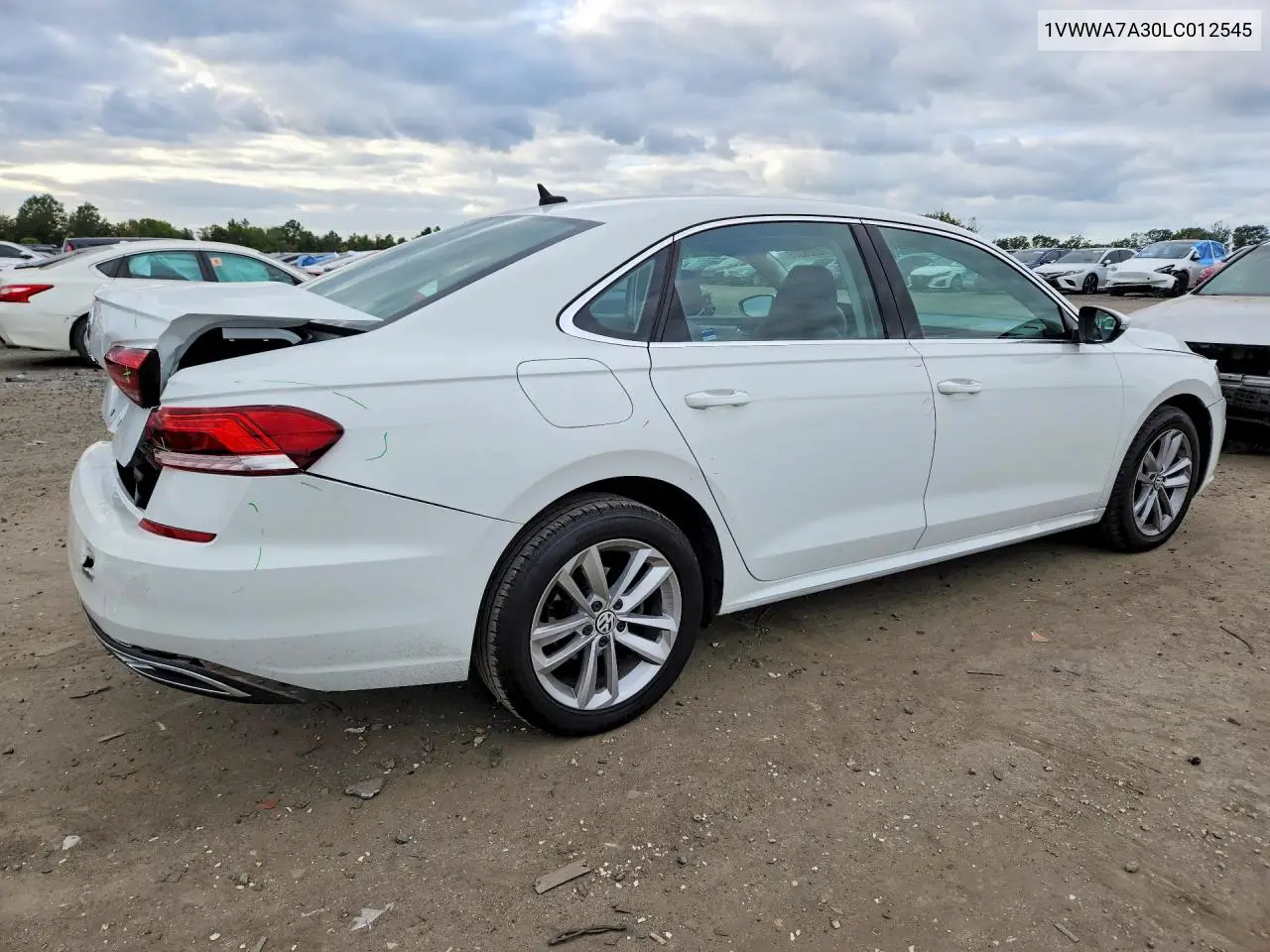 2020 VOLKSWAGEN PASSAT VIN 1VWWA7A30LC012545 — фото 3