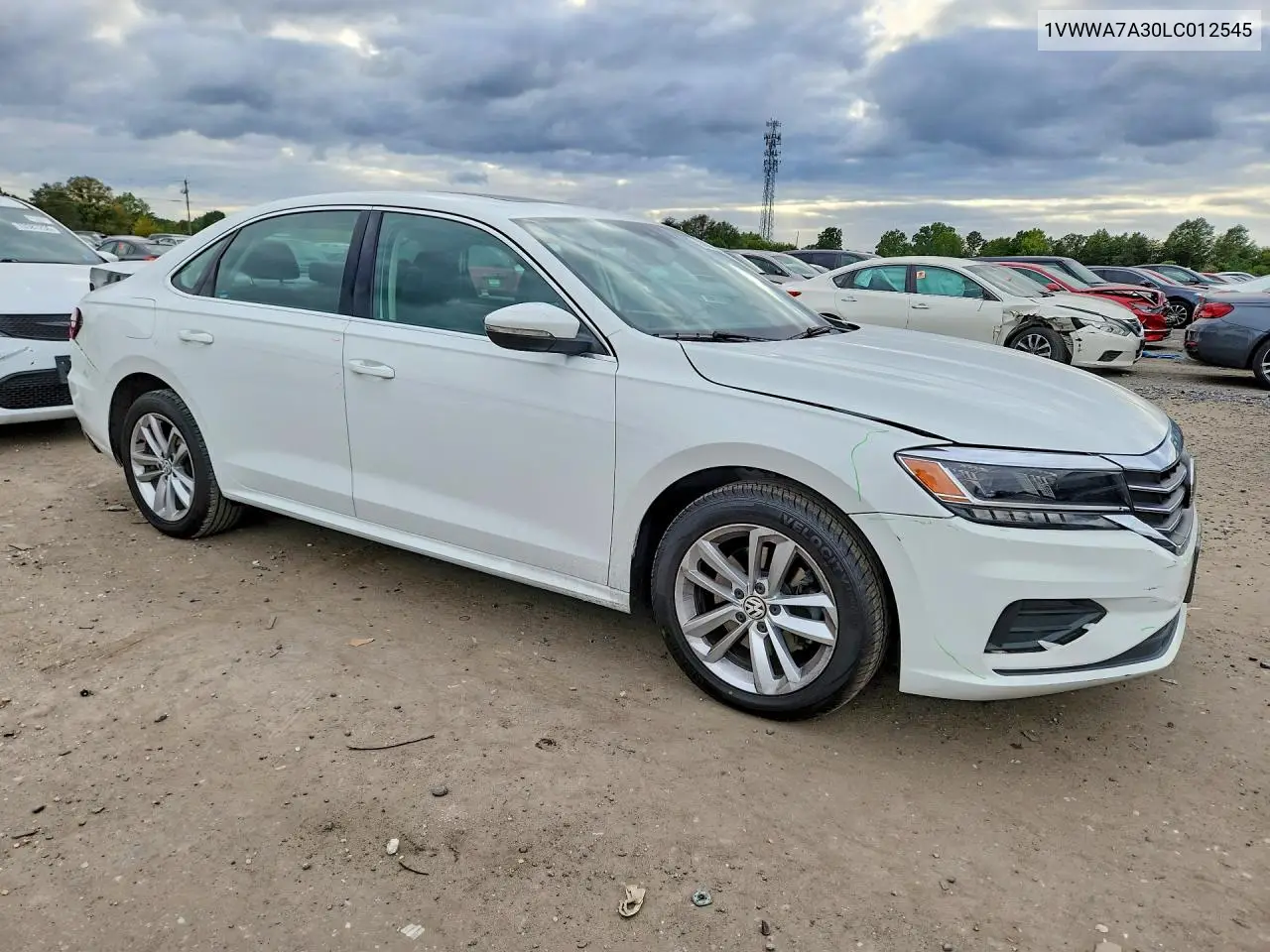 2020 VOLKSWAGEN PASSAT VIN 1VWWA7A30LC012545 — фото 4