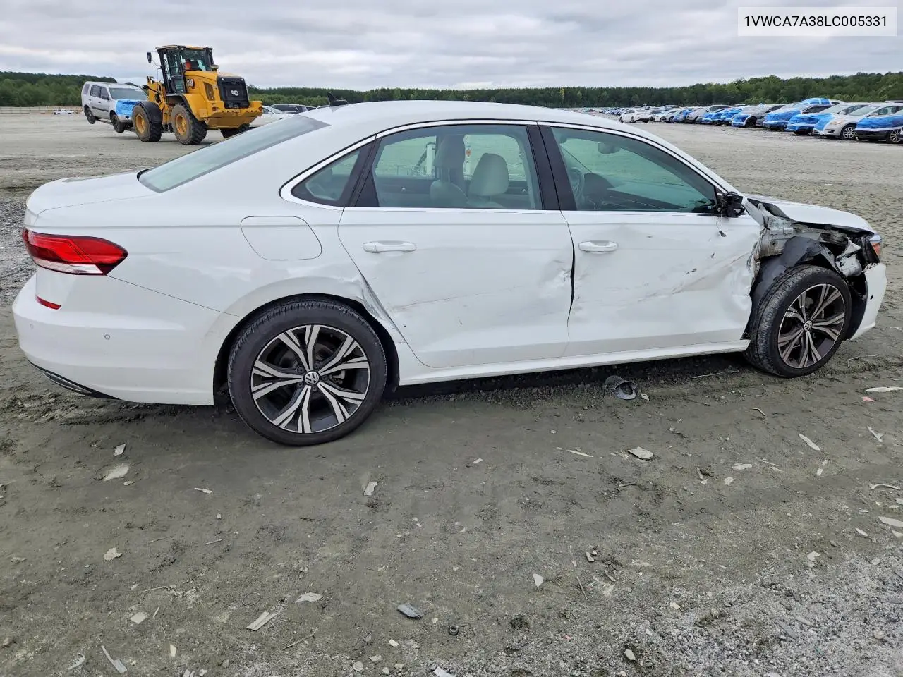 2020 VOLKSWAGEN PASSAT VIN 1VWCA7A38LC005331 — фото 3