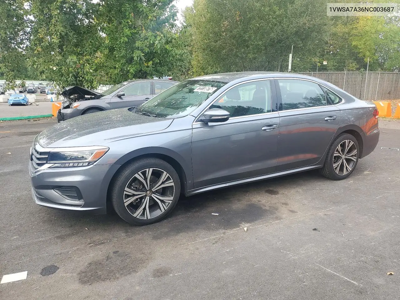 VOLKSWAGEN PASSAT 2022, VIN 1VWSA7A36NC003687