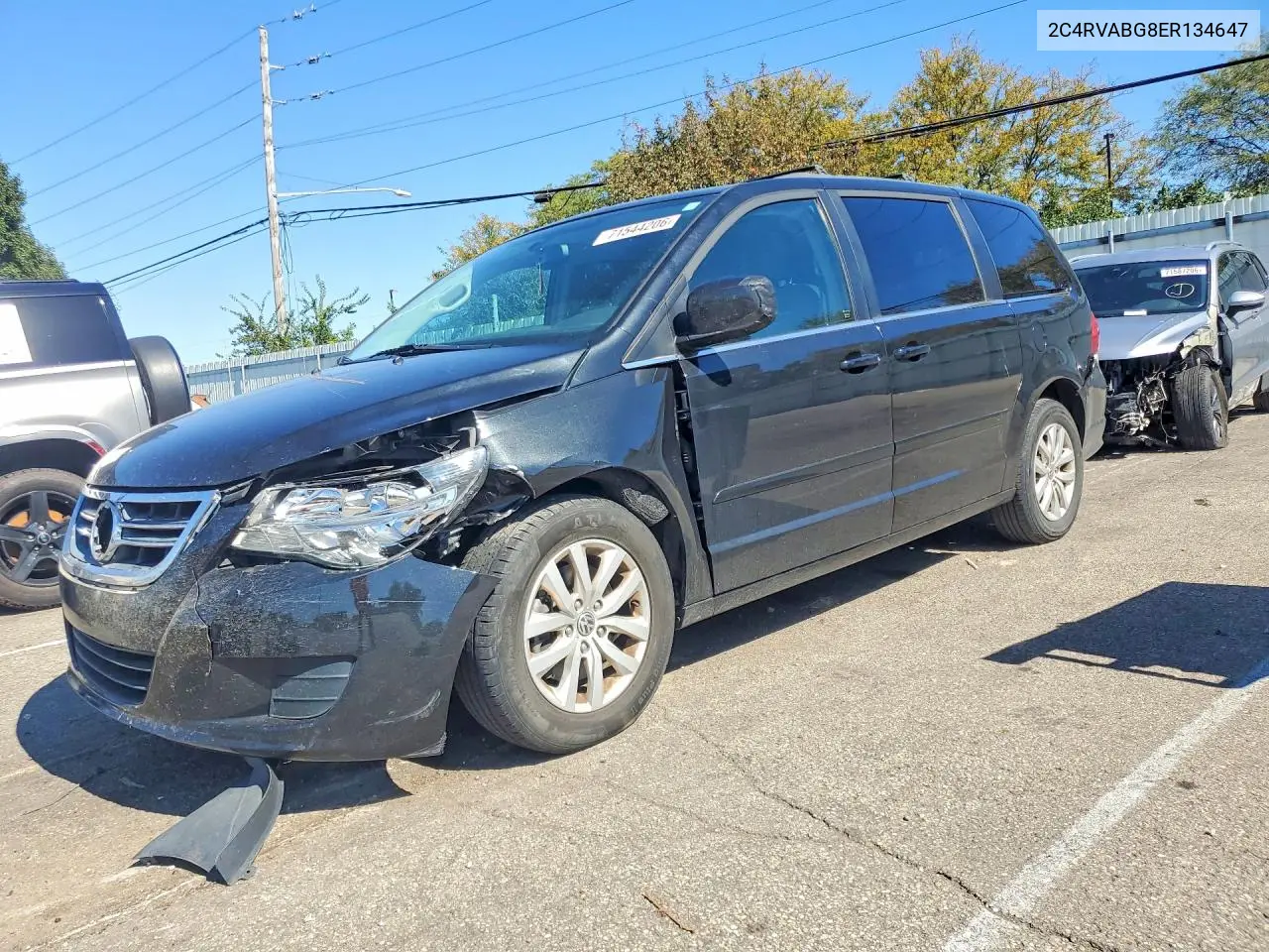 VOLKSWAGEN ROUTAN 2014, VIN 2C4RVABG8ER134647