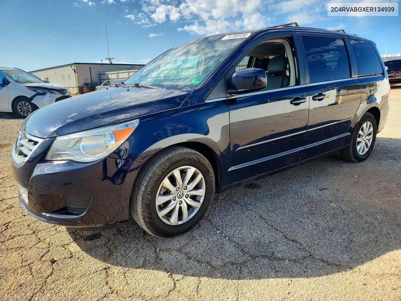 VOLKSWAGEN ROUTAN 2014, VIN 2C4RVABGXER134939