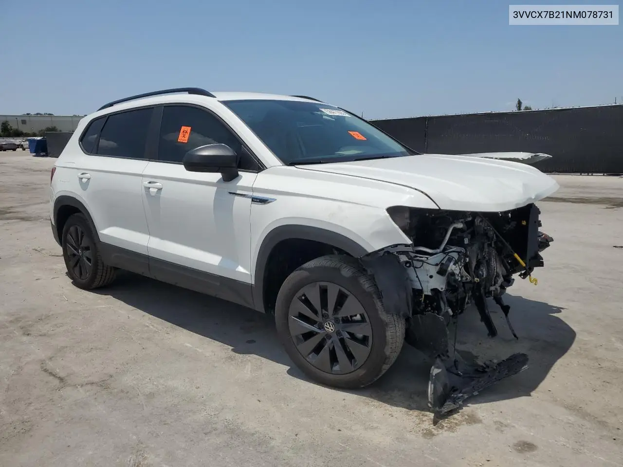 2022 VOLKSWAGEN TAOS VIN 3VVCX7B21NM078731 — фото 4