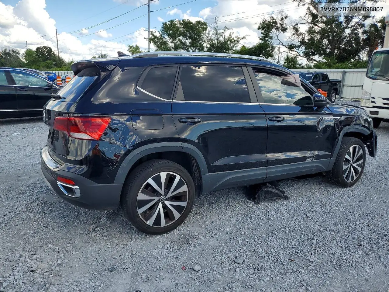 2022 VOLKSWAGEN TAOS VIN 3VVRX7B26NM098807 — фото 3