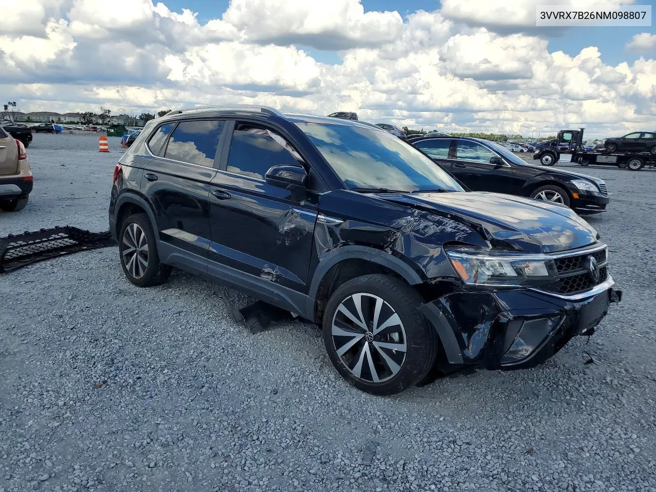 2022 VOLKSWAGEN TAOS VIN 3VVRX7B26NM098807 — фото 4