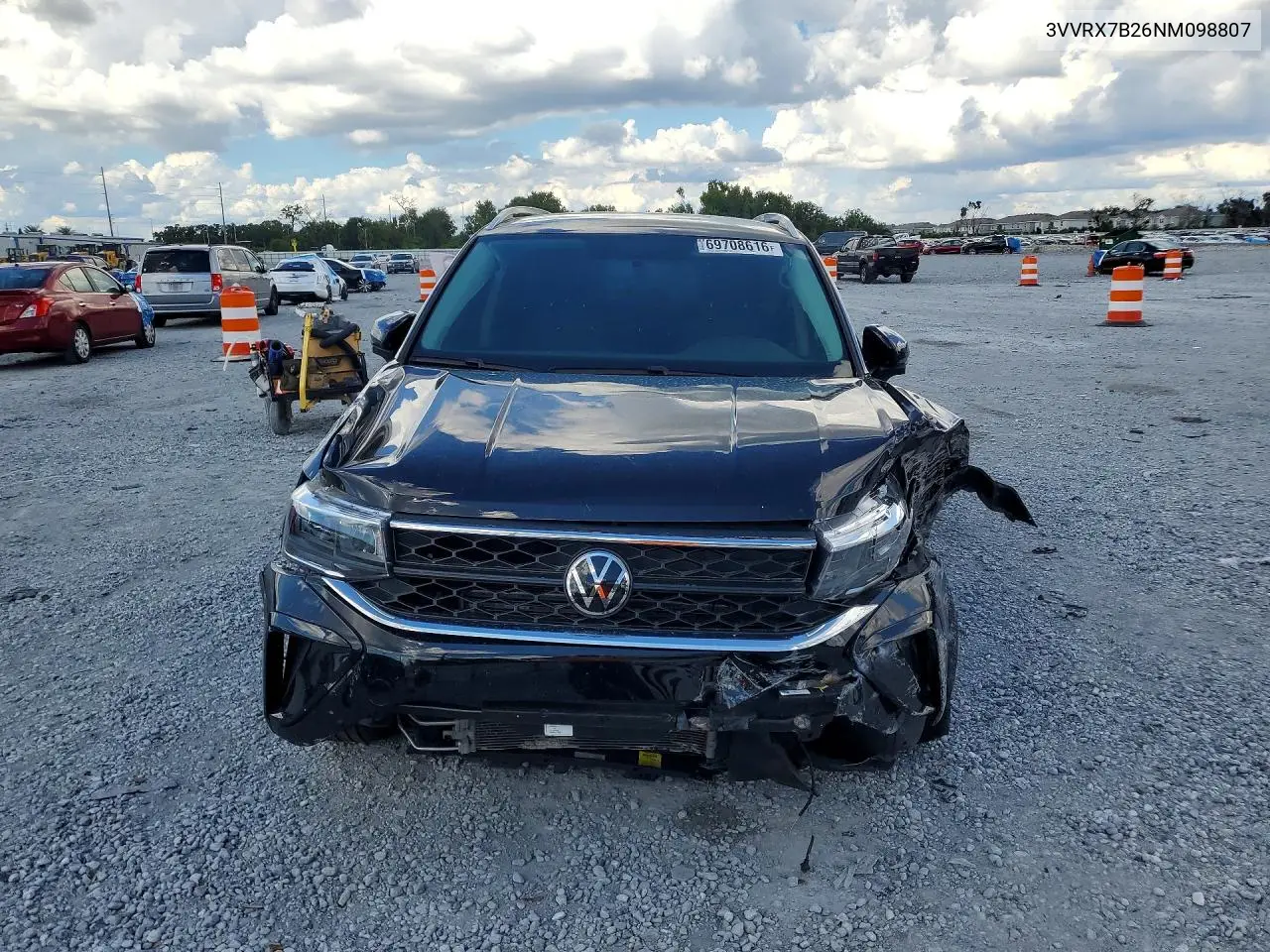 2022 VOLKSWAGEN TAOS VIN 3VVRX7B26NM098807 — фото 5