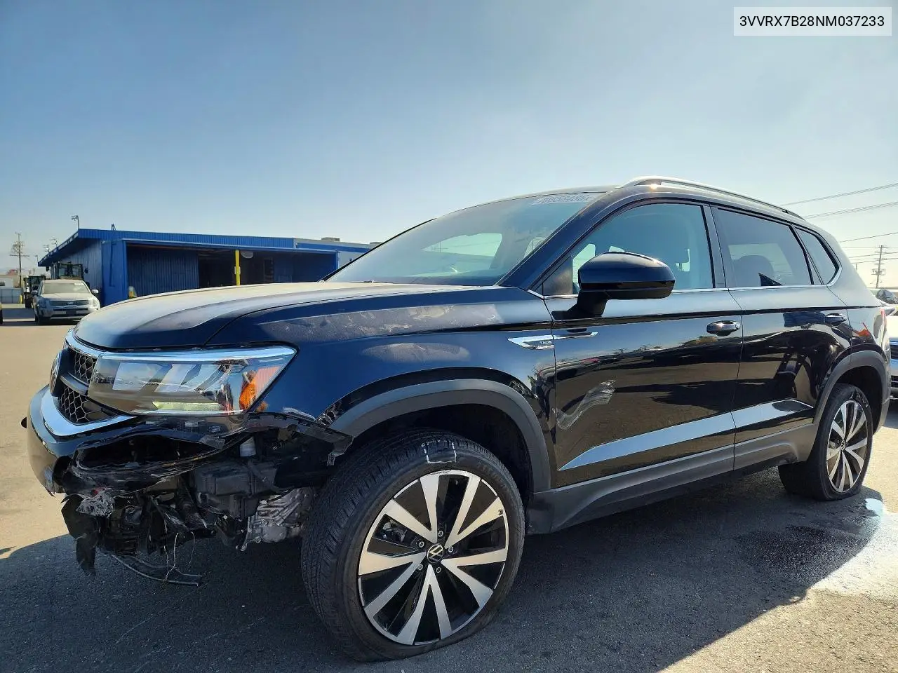 VOLKSWAGEN TAOS 2022, VIN 3VVRX7B28NM037233