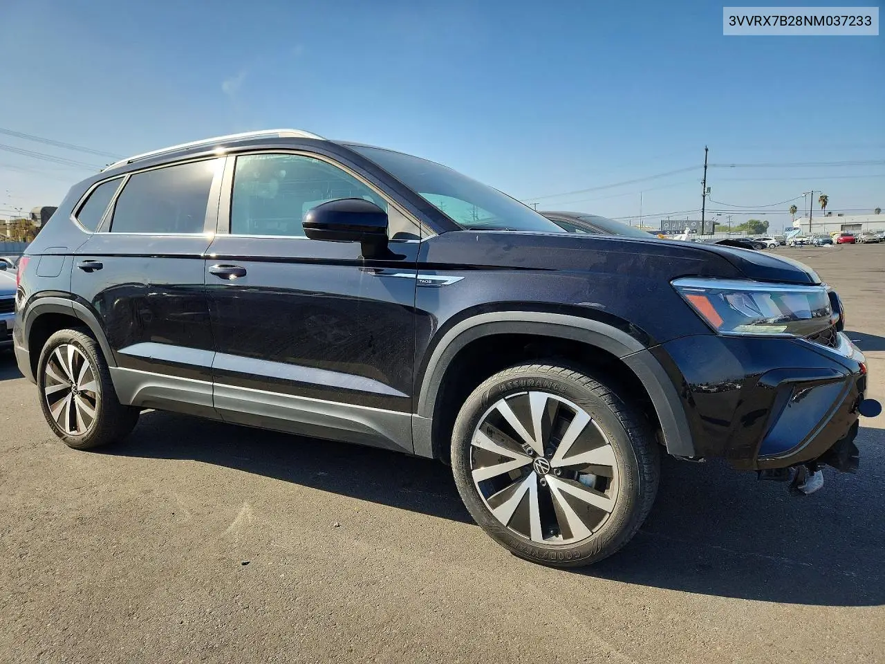 2022 VOLKSWAGEN TAOS VIN 3VVRX7B28NM037233 — фото 4