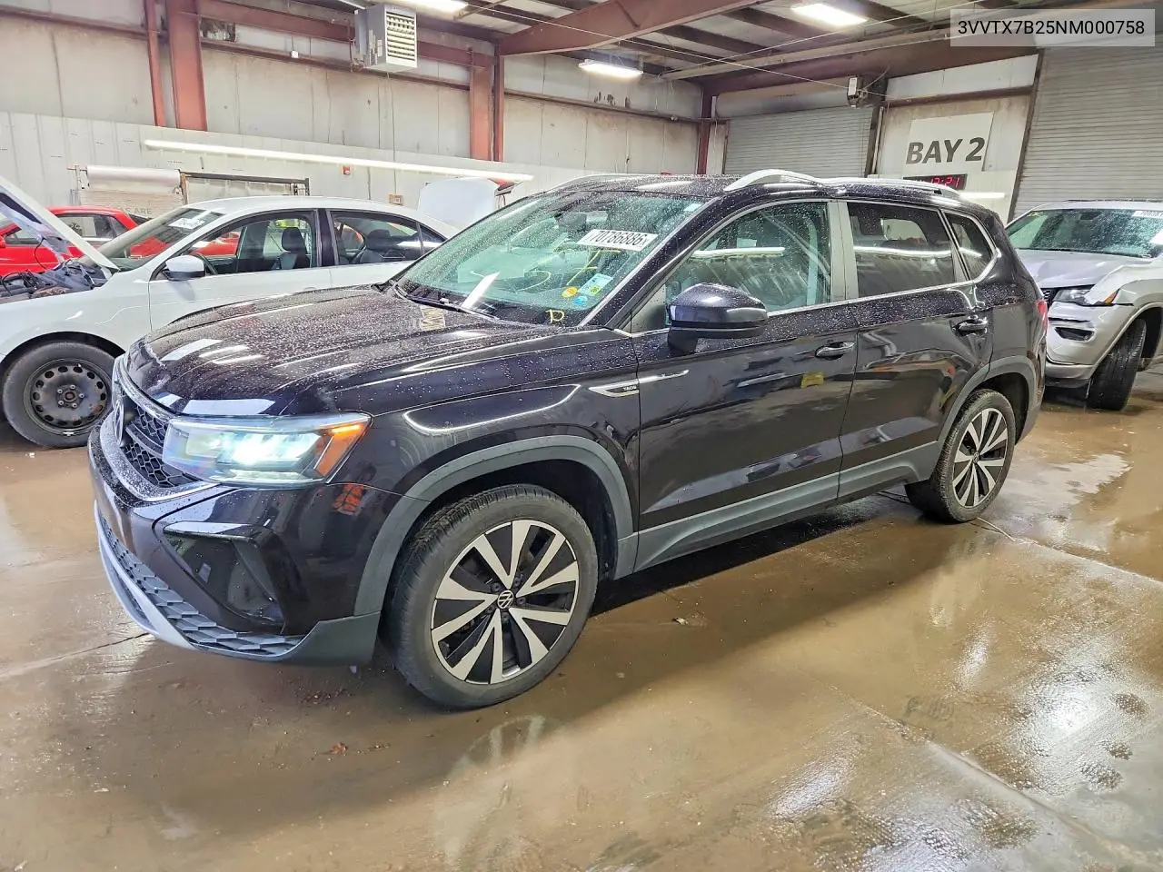 VOLKSWAGEN TAOS 2022, VIN 3VVTX7B25NM000758