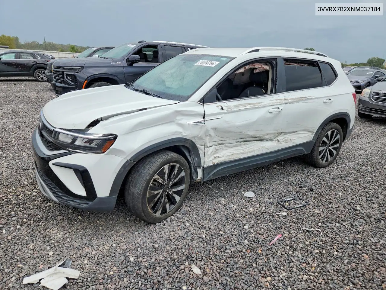 VOLKSWAGEN TAOS 2022, VIN 3VVRX7B2XNM037184