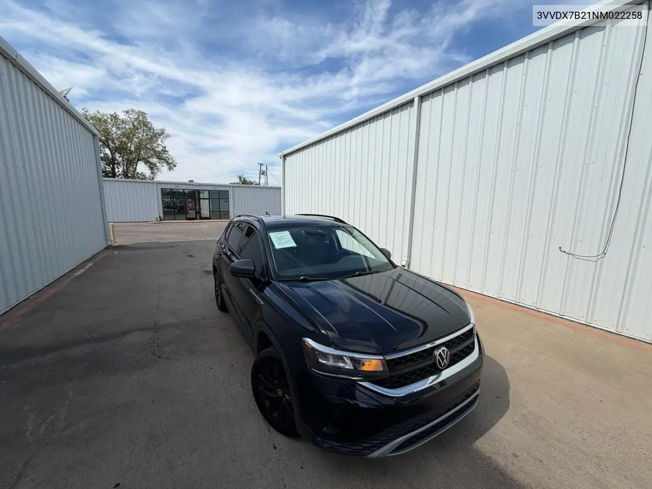VOLKSWAGEN TAOS 2022, VIN 3VVDX7B21NM022258