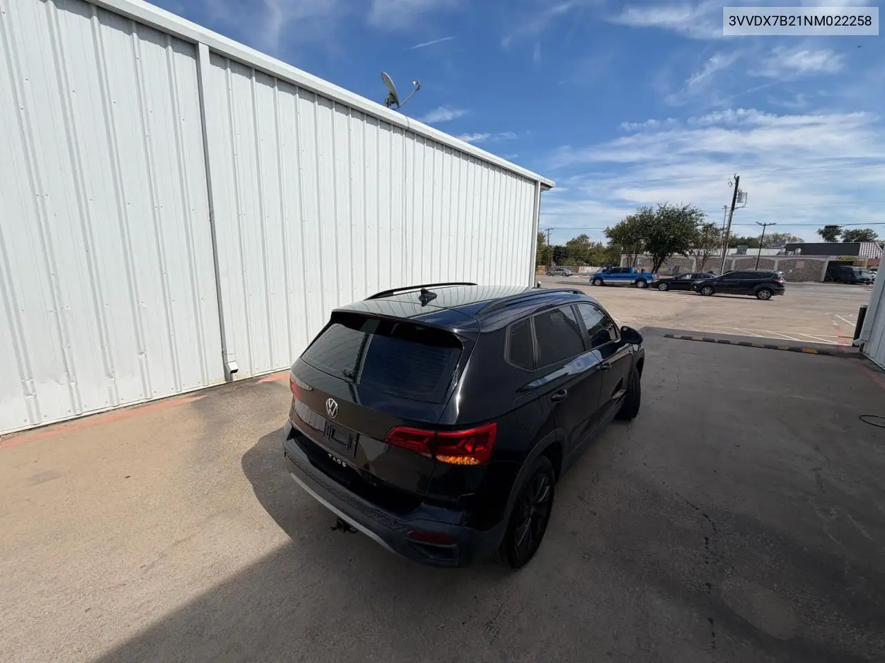 2022 VOLKSWAGEN TAOS VIN 3VVDX7B21NM022258 — фото 4