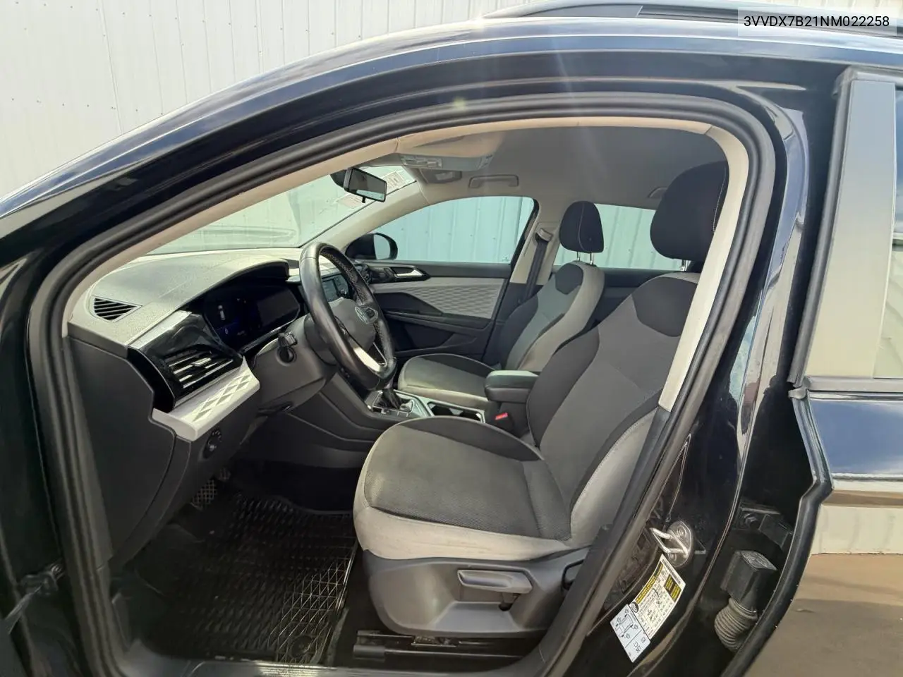 2022 VOLKSWAGEN TAOS VIN 3VVDX7B21NM022258 — фото 5