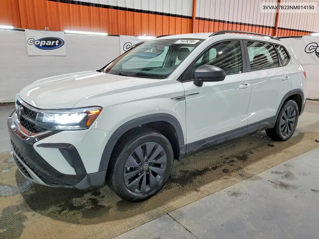 VOLKSWAGEN TAOS 2022, VIN 3VVAX7B23NM014150