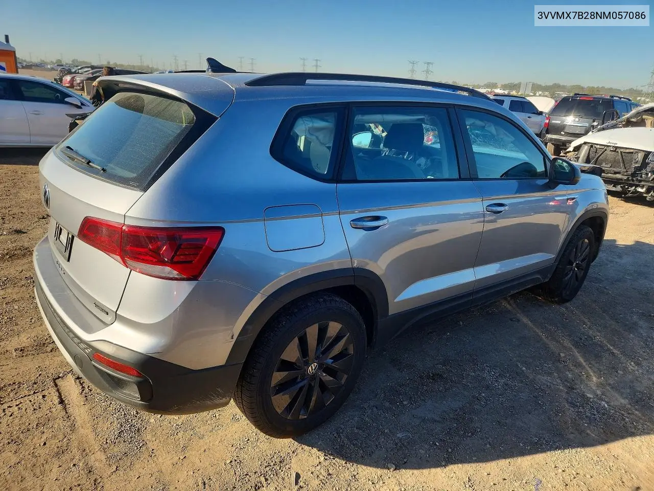 2022 VOLKSWAGEN TAOS VIN 3VVMX7B28NM057086 — фото 3