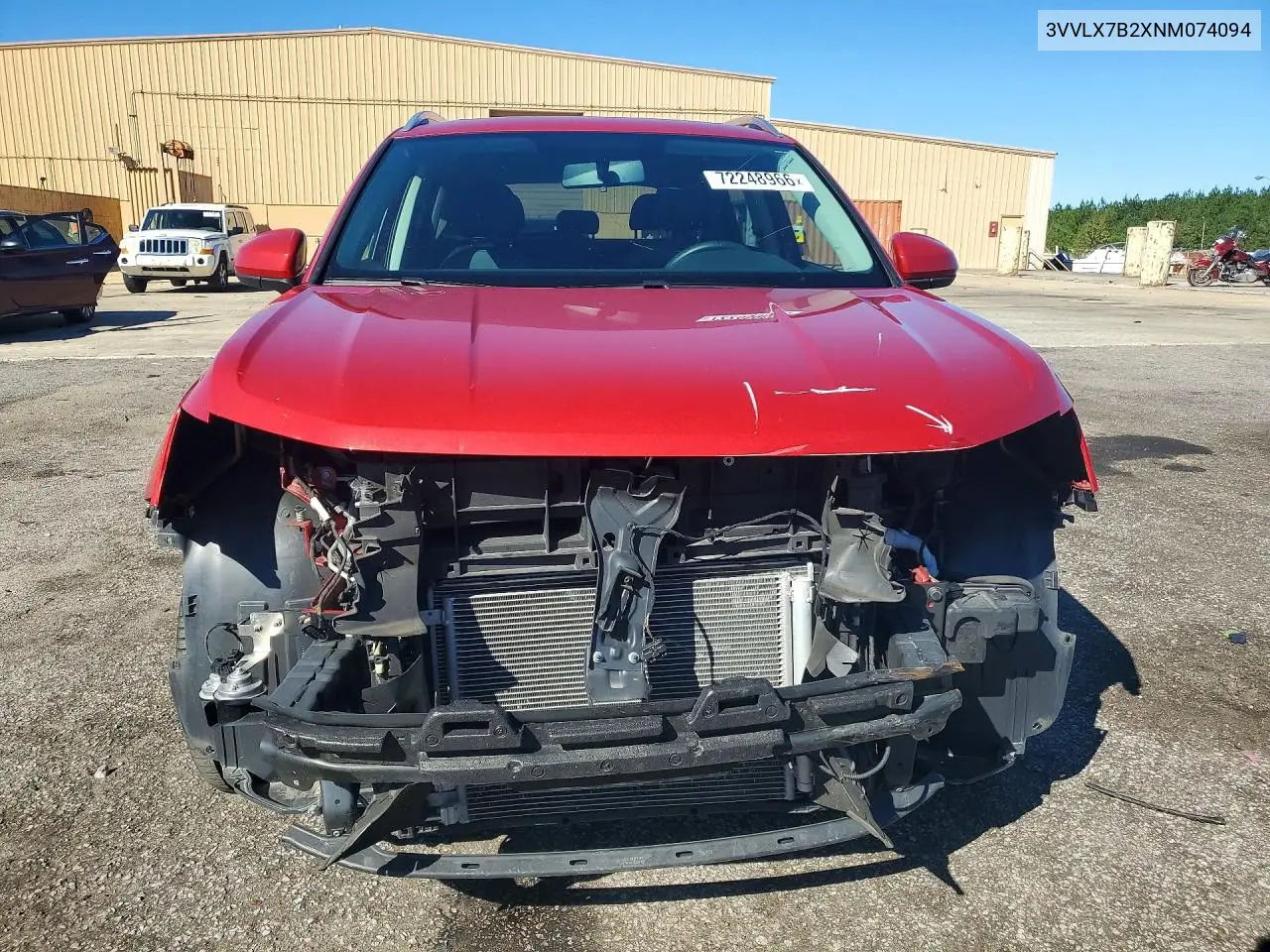 2022 VOLKSWAGEN TAOS VIN 3VVLX7B2XNM074094 — фото 5