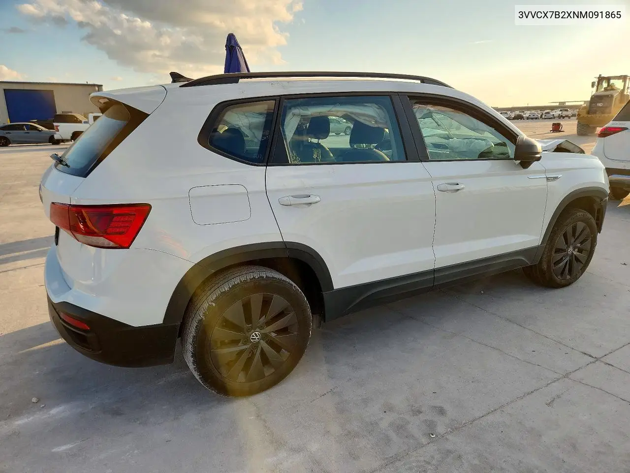 2022 VOLKSWAGEN TAOS VIN 3VVCX7B2XNM091865 — фото 3