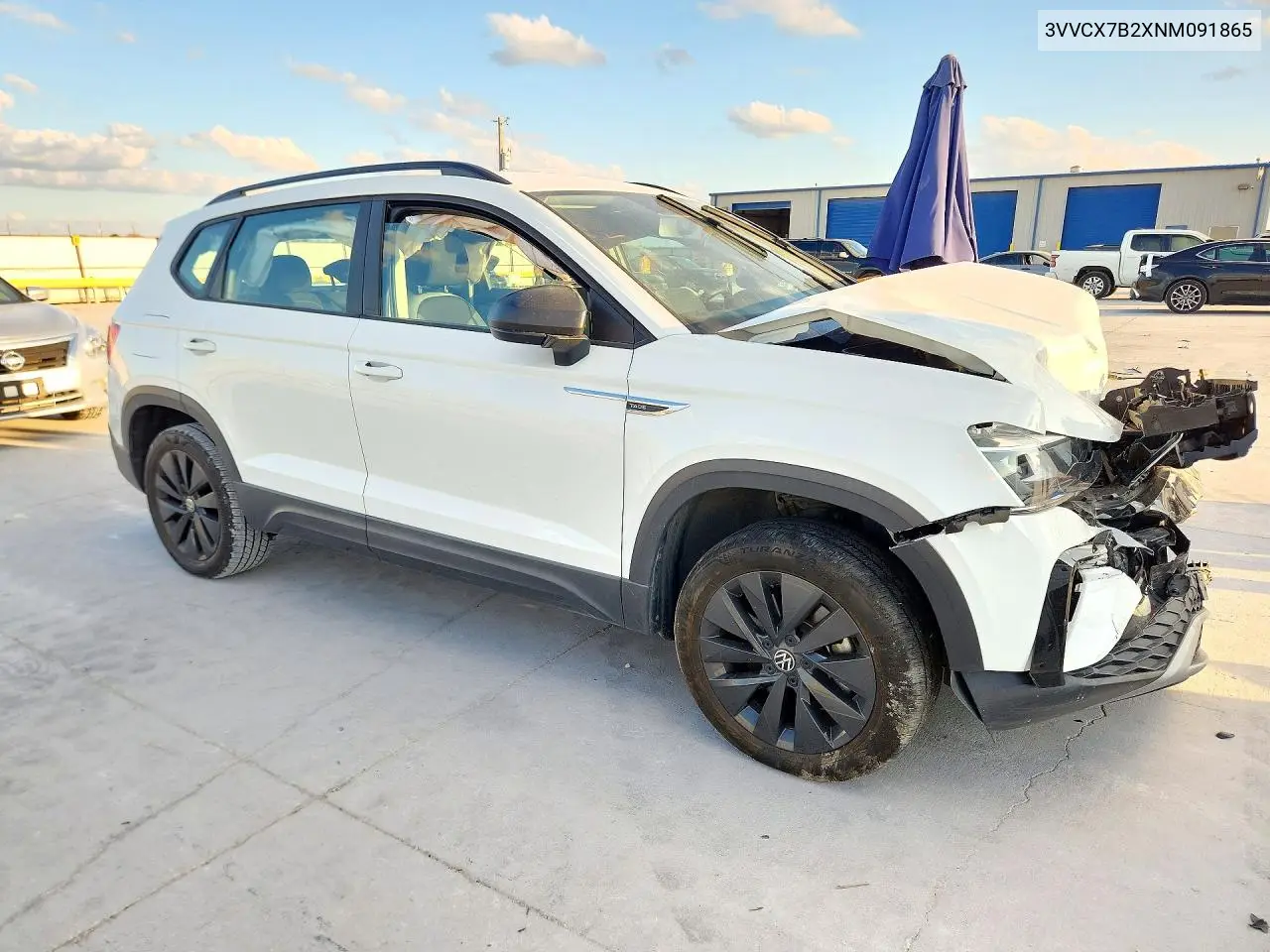 2022 VOLKSWAGEN TAOS VIN 3VVCX7B2XNM091865 — фото 4