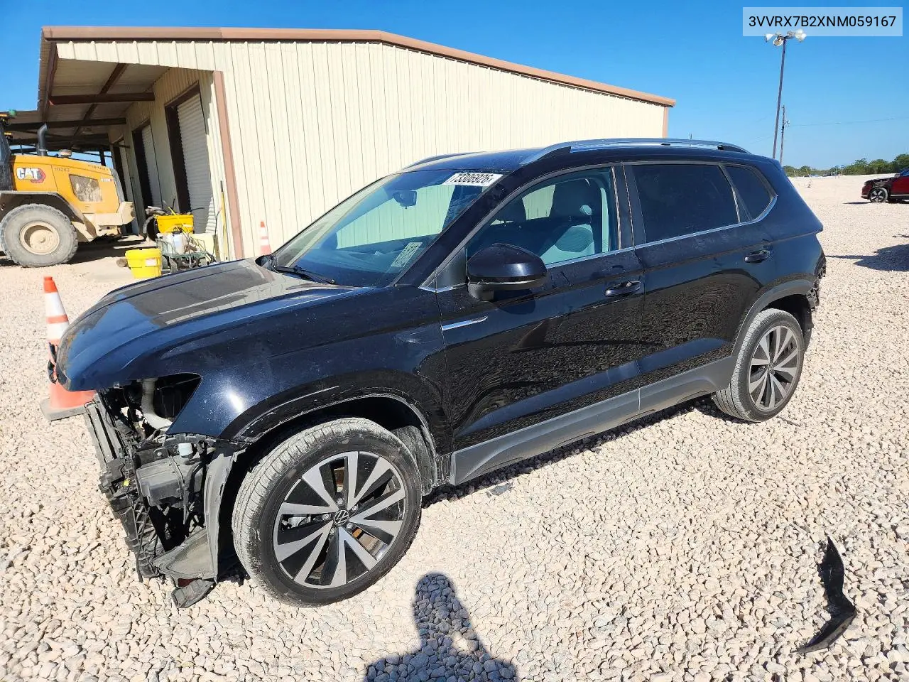 VOLKSWAGEN TAOS 2022, VIN 3VVRX7B2XNM059167