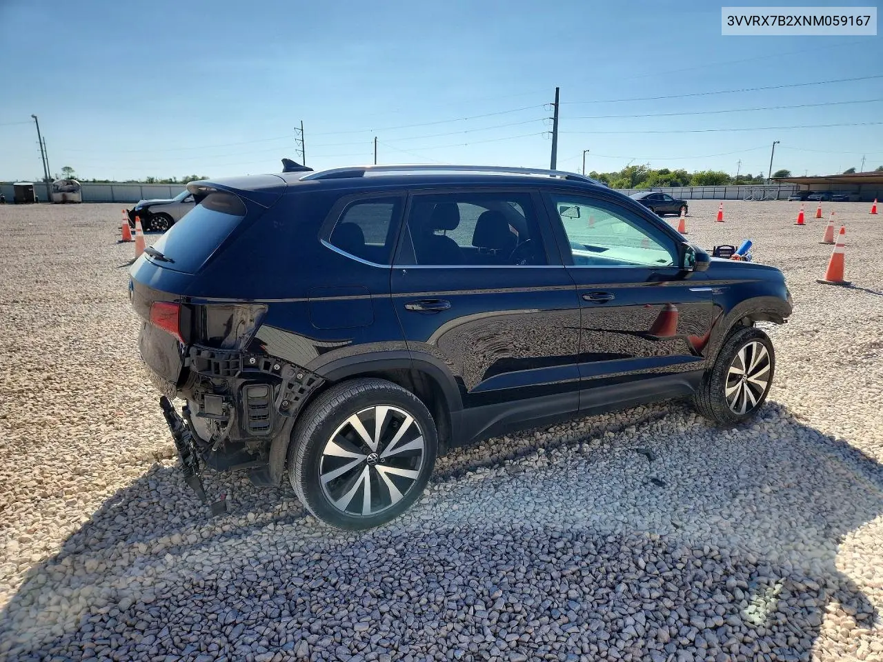 2022 VOLKSWAGEN TAOS VIN 3VVRX7B2XNM059167 — фото 3