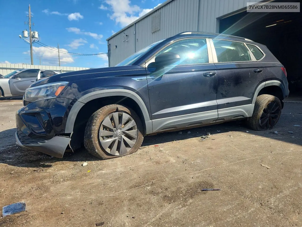 VOLKSWAGEN TAOS 2022, VIN 3VVCX7B28NM065586