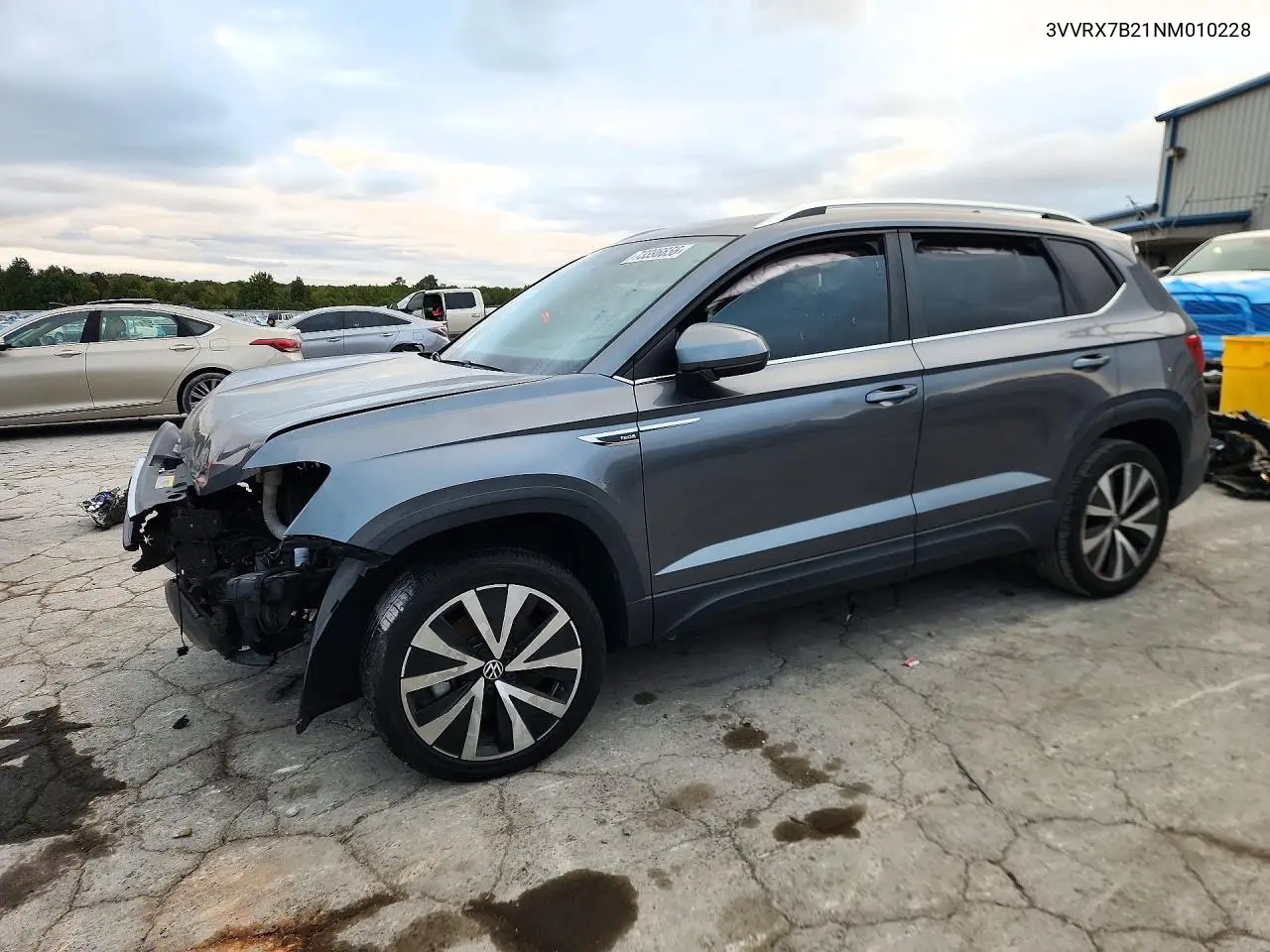 VOLKSWAGEN TAOS 2022, VIN 3VVRX7B21NM010228