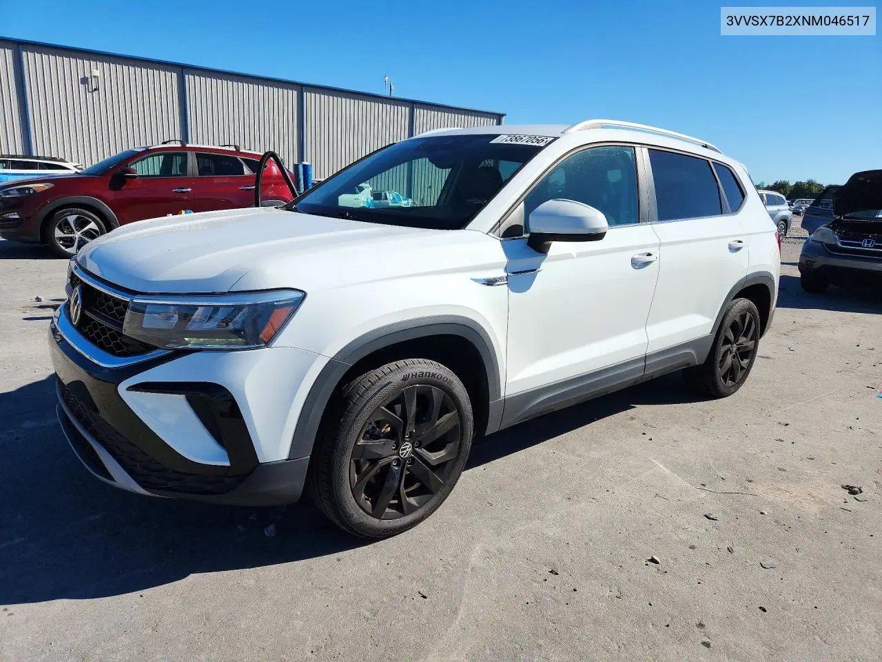 VOLKSWAGEN TAOS 2022, VIN 3VVSX7B2XNM046517