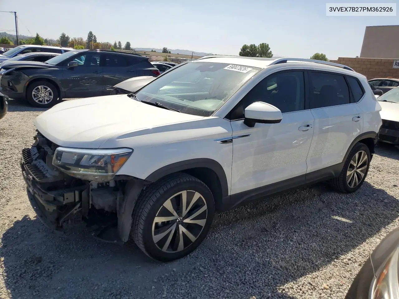 VOLKSWAGEN TAOS 2023, VIN 3VVEX7B27PM362926