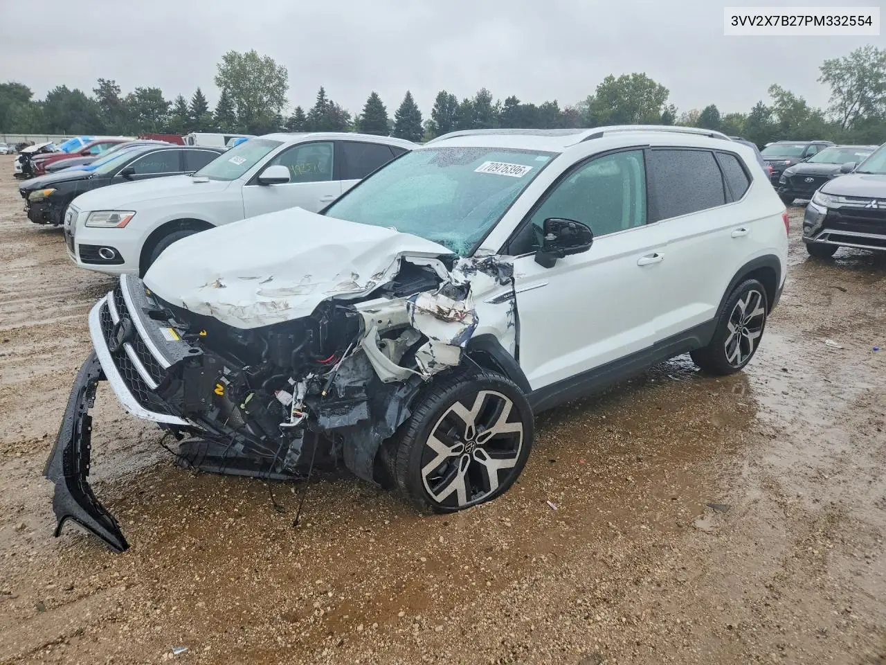 VOLKSWAGEN TAOS 2023, VIN 3VV2X7B27PM332554