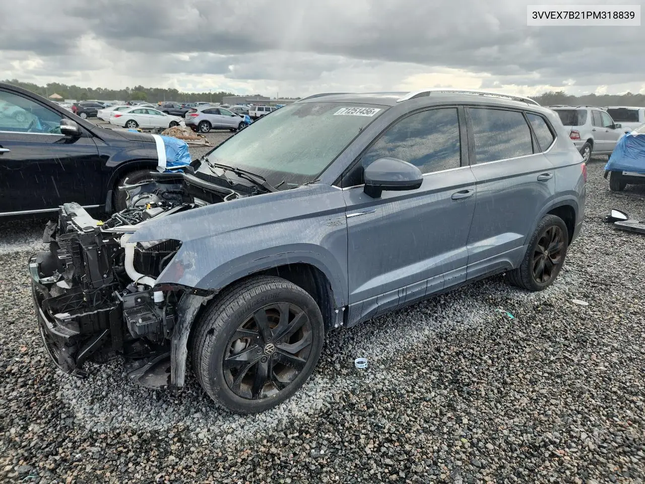 VOLKSWAGEN TAOS 2023, VIN 3VVEX7B21PM318839