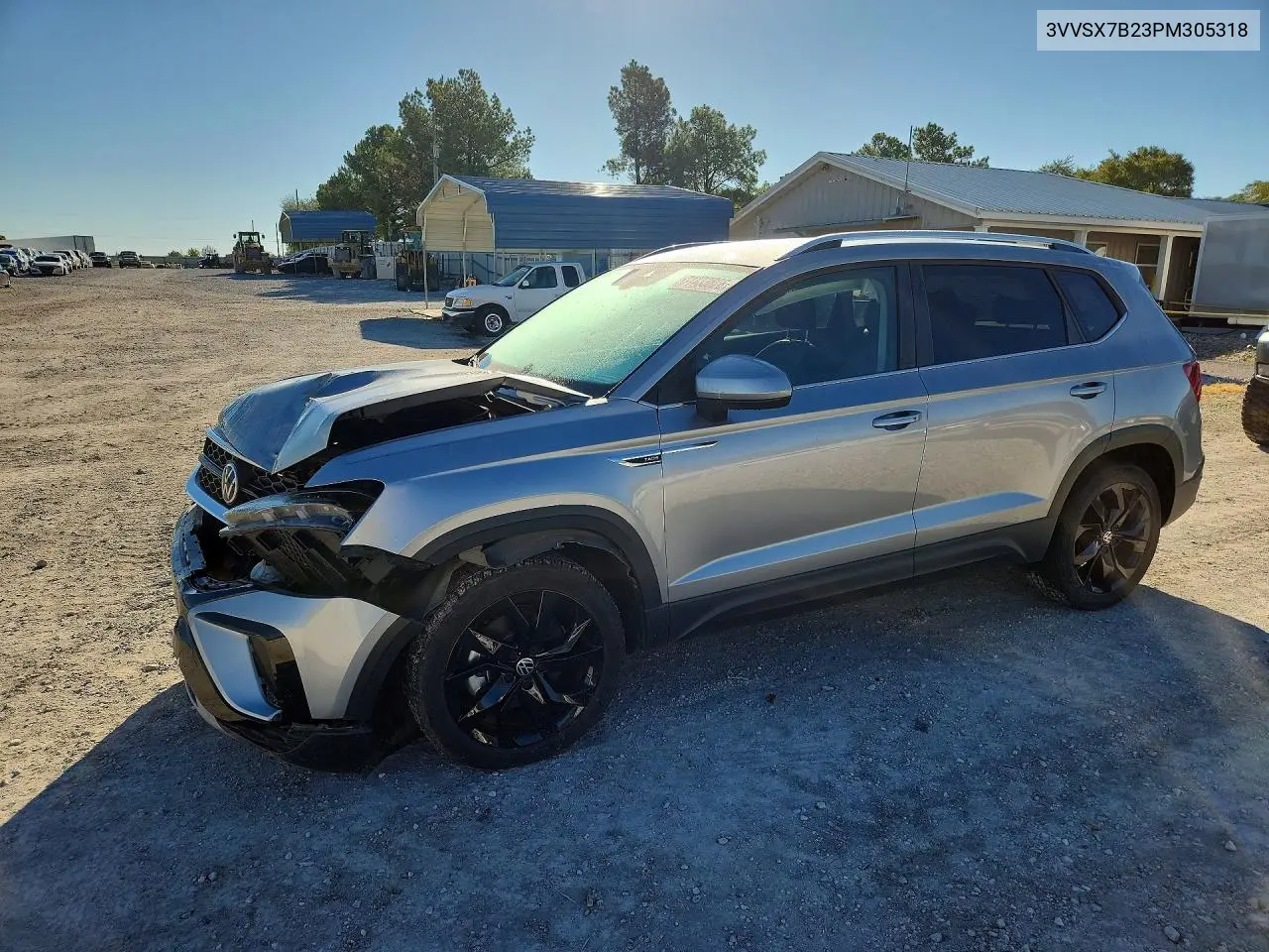 VOLKSWAGEN TAOS 2023, VIN 3VVSX7B23PM305318