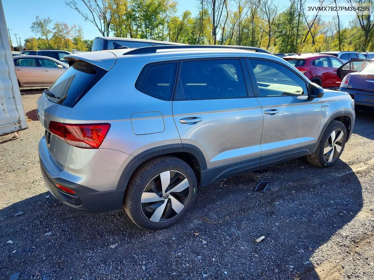 2023 VOLKSWAGEN TAOS VIN 3VVMX7B27PM354255 — фото 3