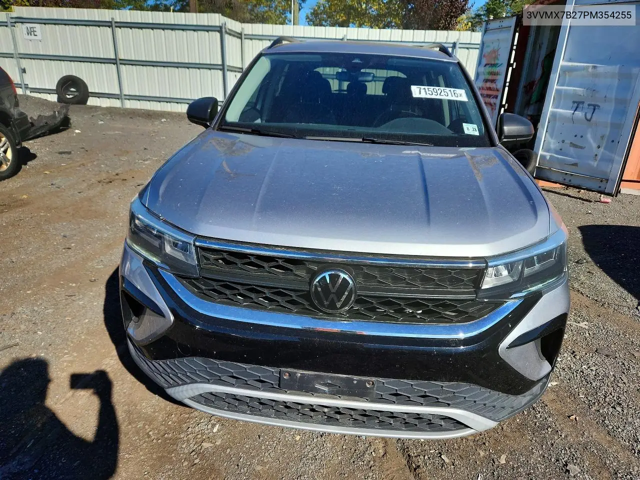 2023 VOLKSWAGEN TAOS VIN 3VVMX7B27PM354255 — фото 5