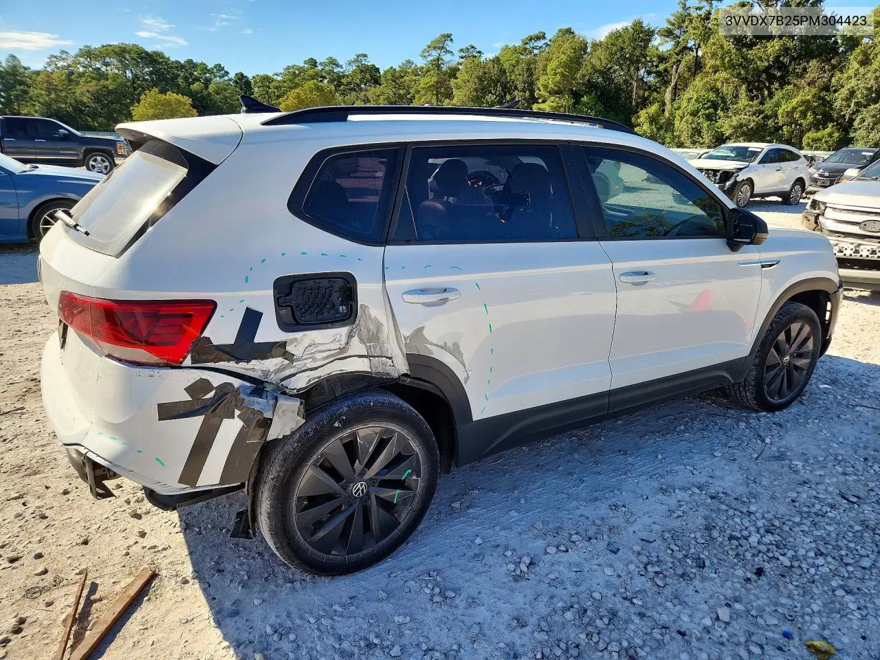 2023 VOLKSWAGEN TAOS VIN 3VVDX7B25PM304423 — фото 3