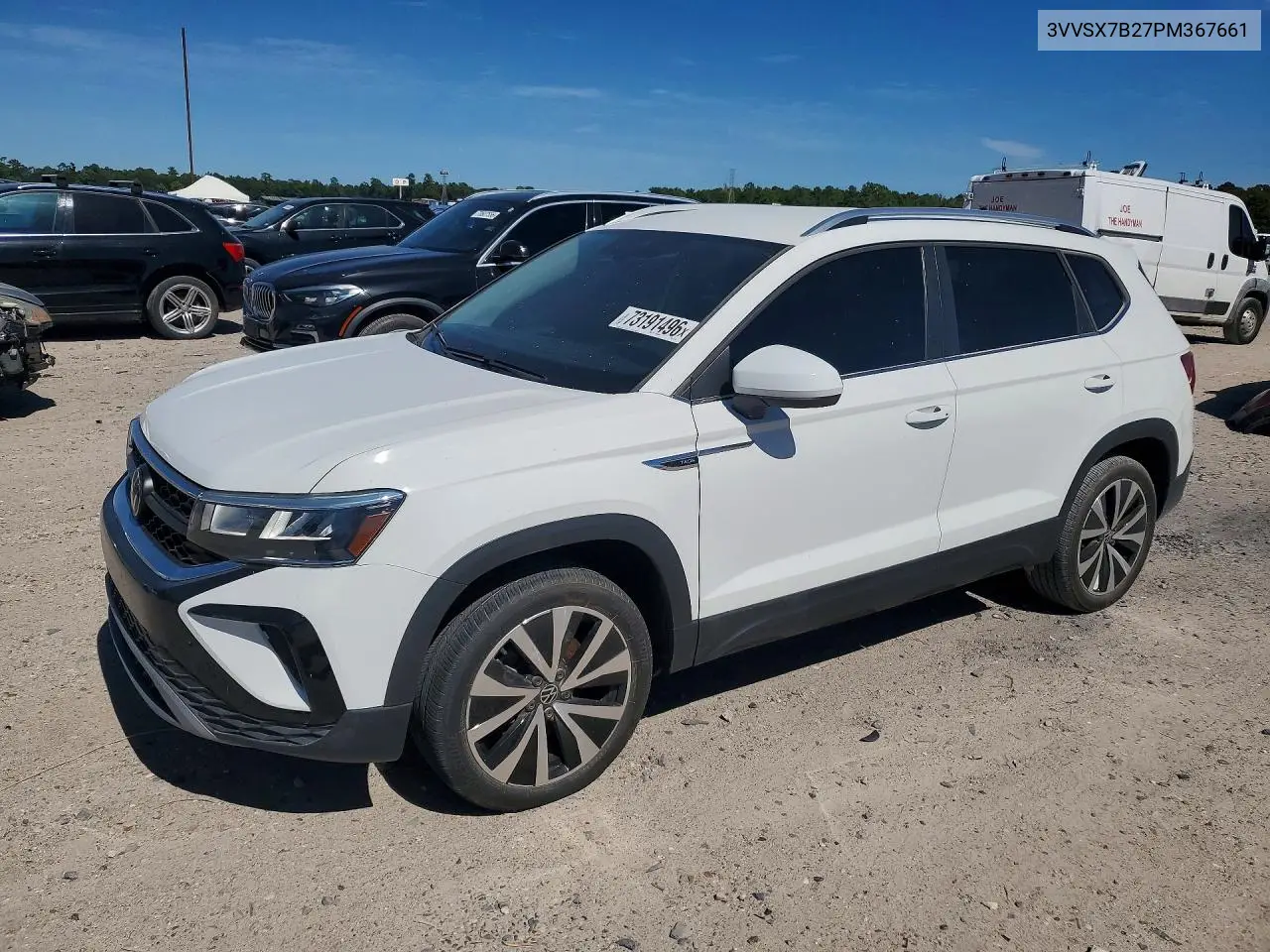 VOLKSWAGEN TAOS 2023, VIN 3VVSX7B27PM367661