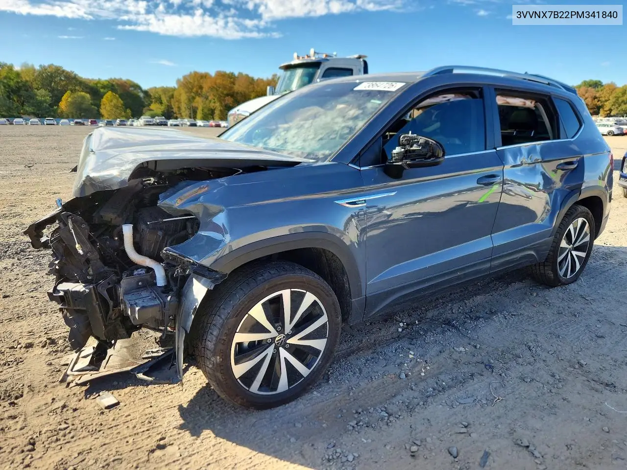VOLKSWAGEN TAOS 2023, VIN 3VVNX7B22PM341840