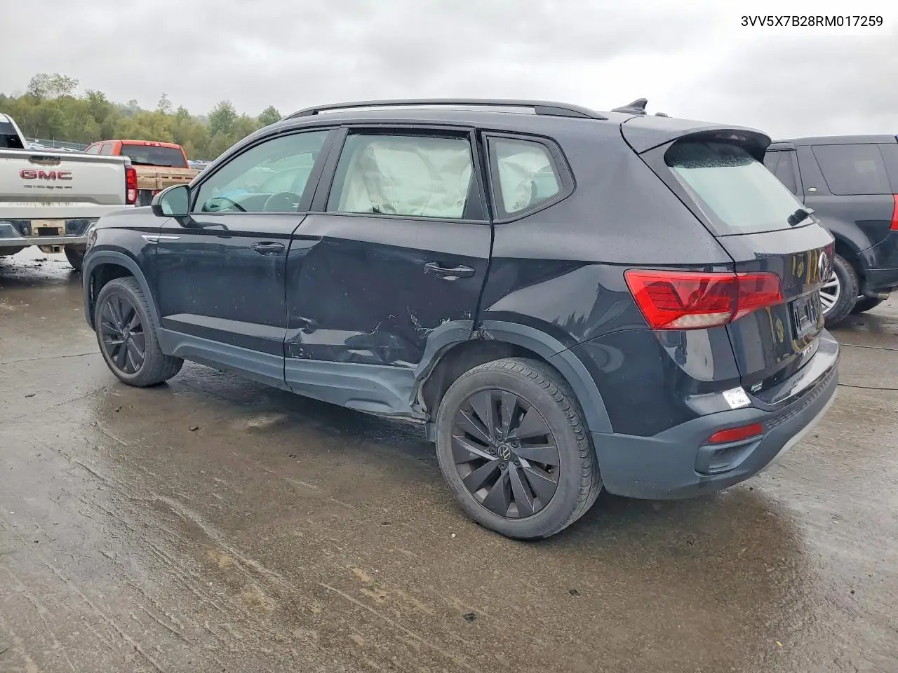 2024 VOLKSWAGEN TAOS VIN 3VV5X7B28RM017259 — фото 2