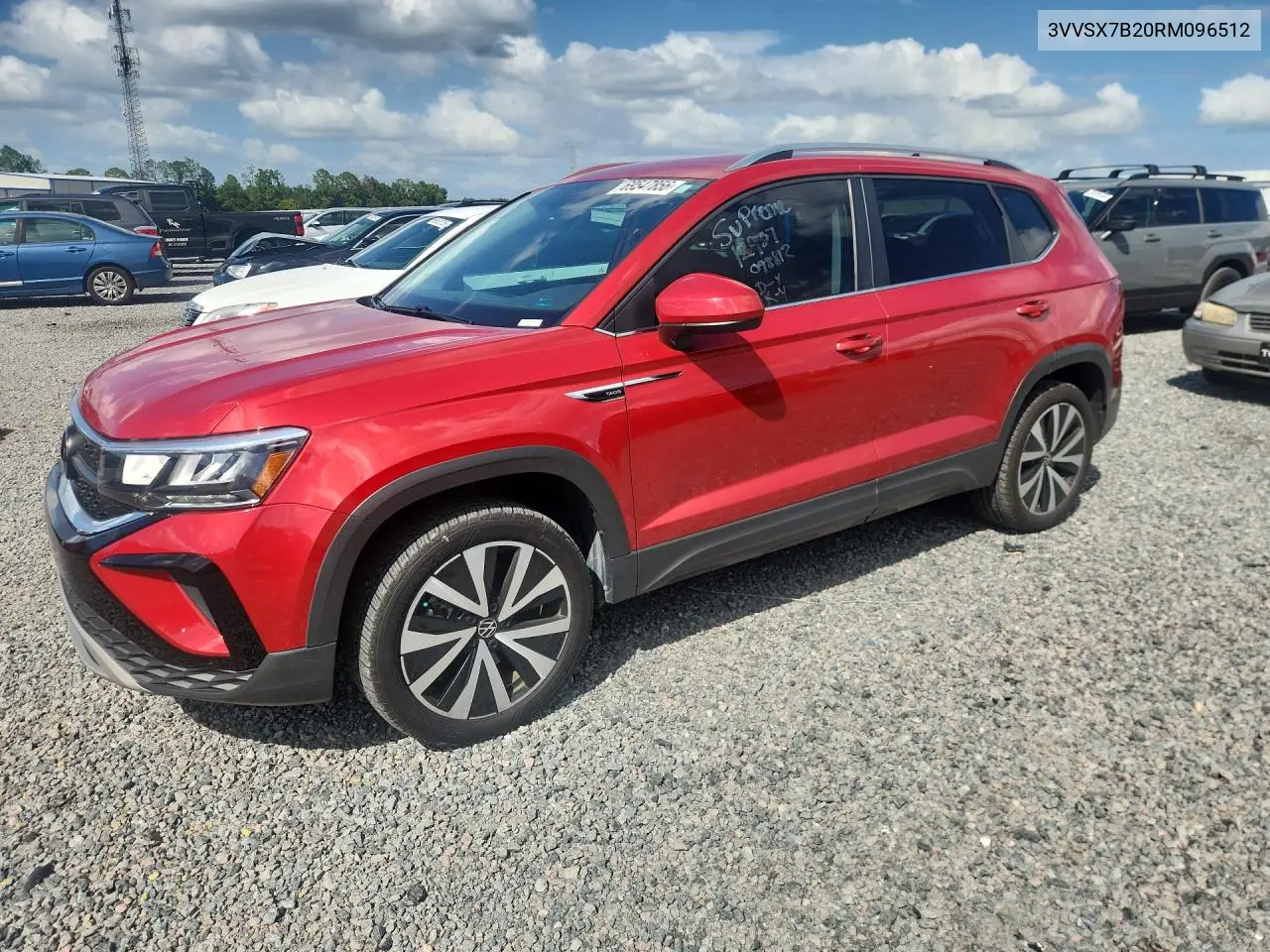 VOLKSWAGEN TAOS 2024, VIN 3VVSX7B20RM096512