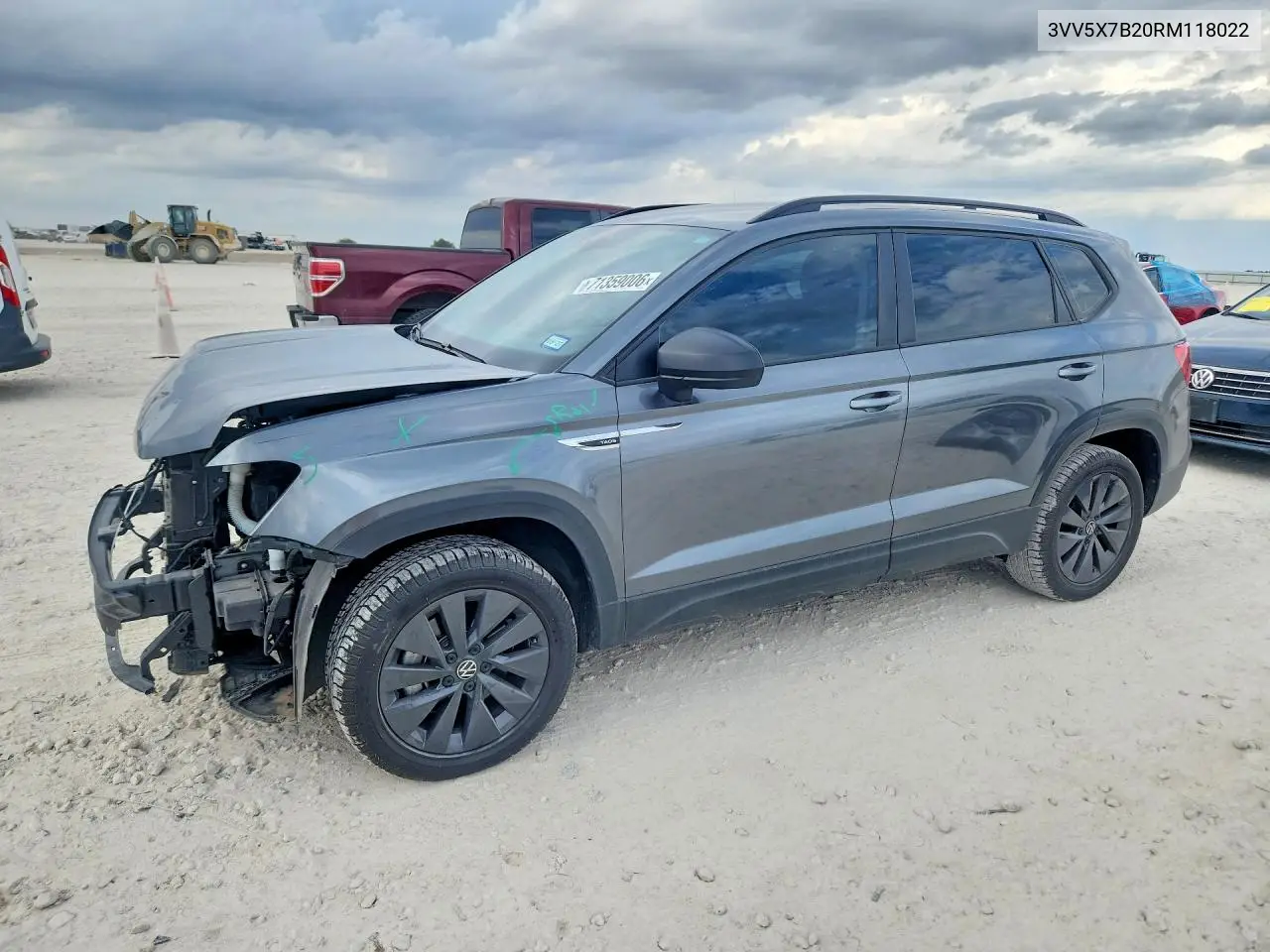 VOLKSWAGEN TAOS 2024, VIN 3VV5X7B20RM118022