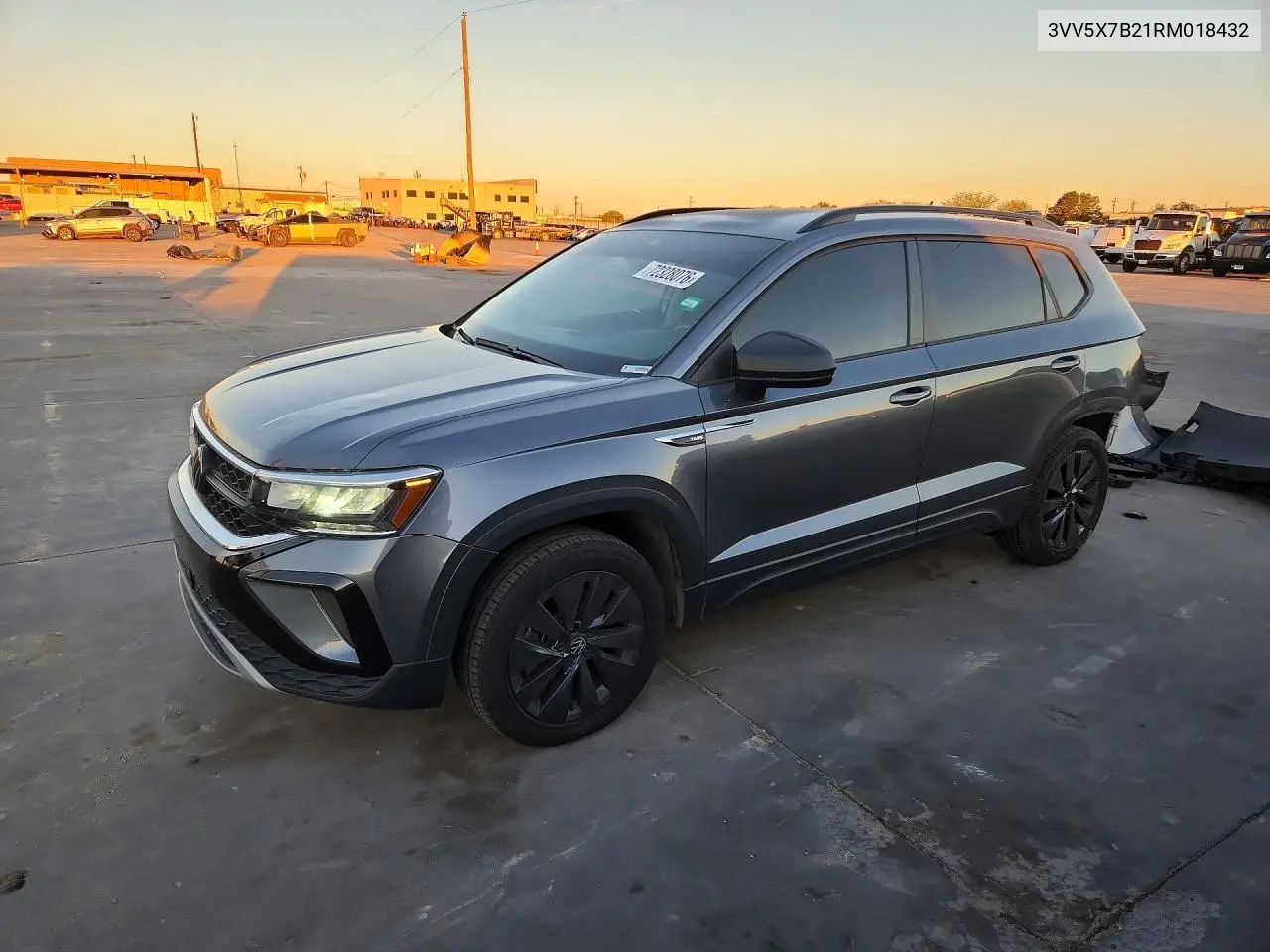 VOLKSWAGEN TAOS 2024, VIN 3VV5X7B21RM018432