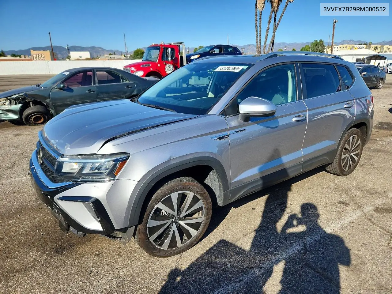 VOLKSWAGEN TAOS 2024, VIN 3VVEX7B29RM000552