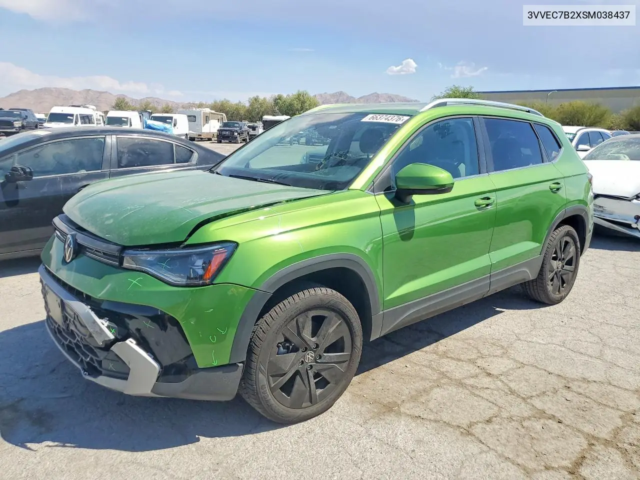 VOLKSWAGEN TAOS 2025, VIN 3VVEC7B2XSM038437