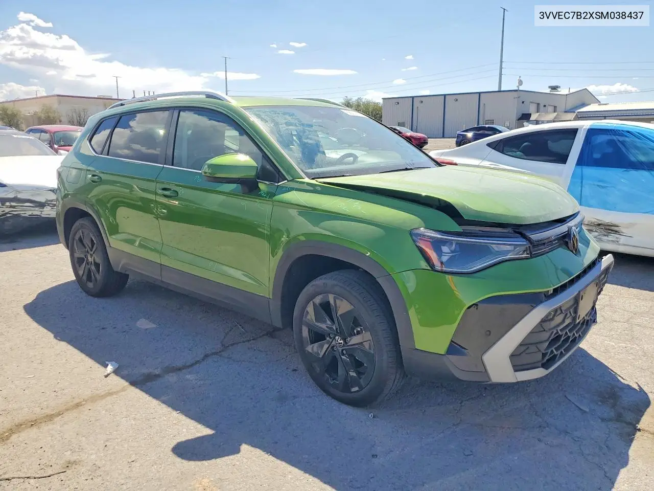 2025 VOLKSWAGEN TAOS VIN 3VVEC7B2XSM038437 — фото 4