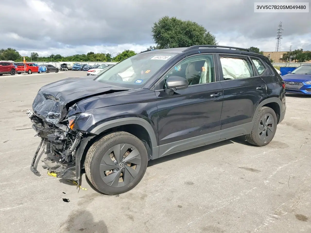 VOLKSWAGEN TAOS 2025, VIN 3VV5C7B20SM049480