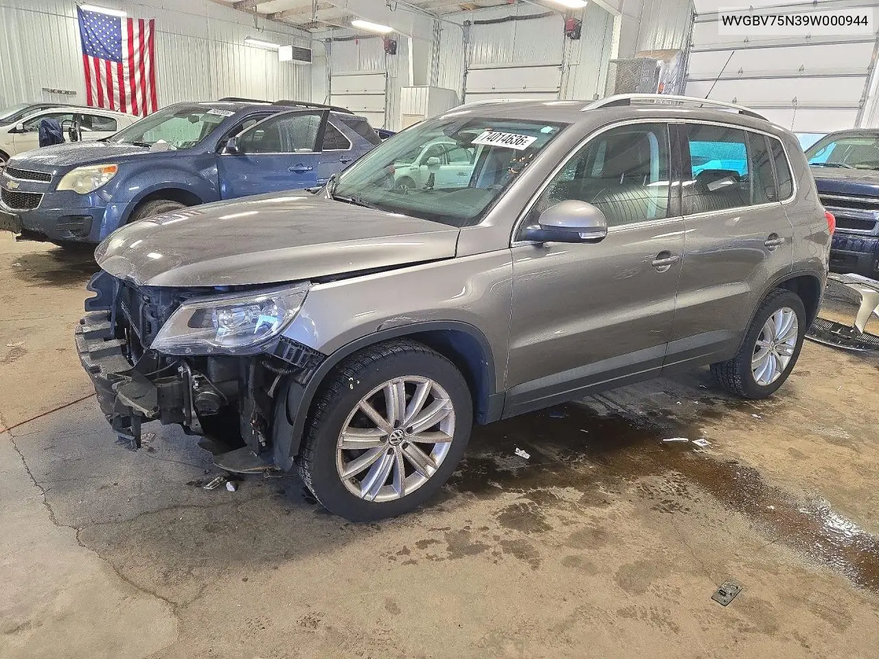 VOLKSWAGEN TIGUAN 2009, VIN WVGBV75N39W000944