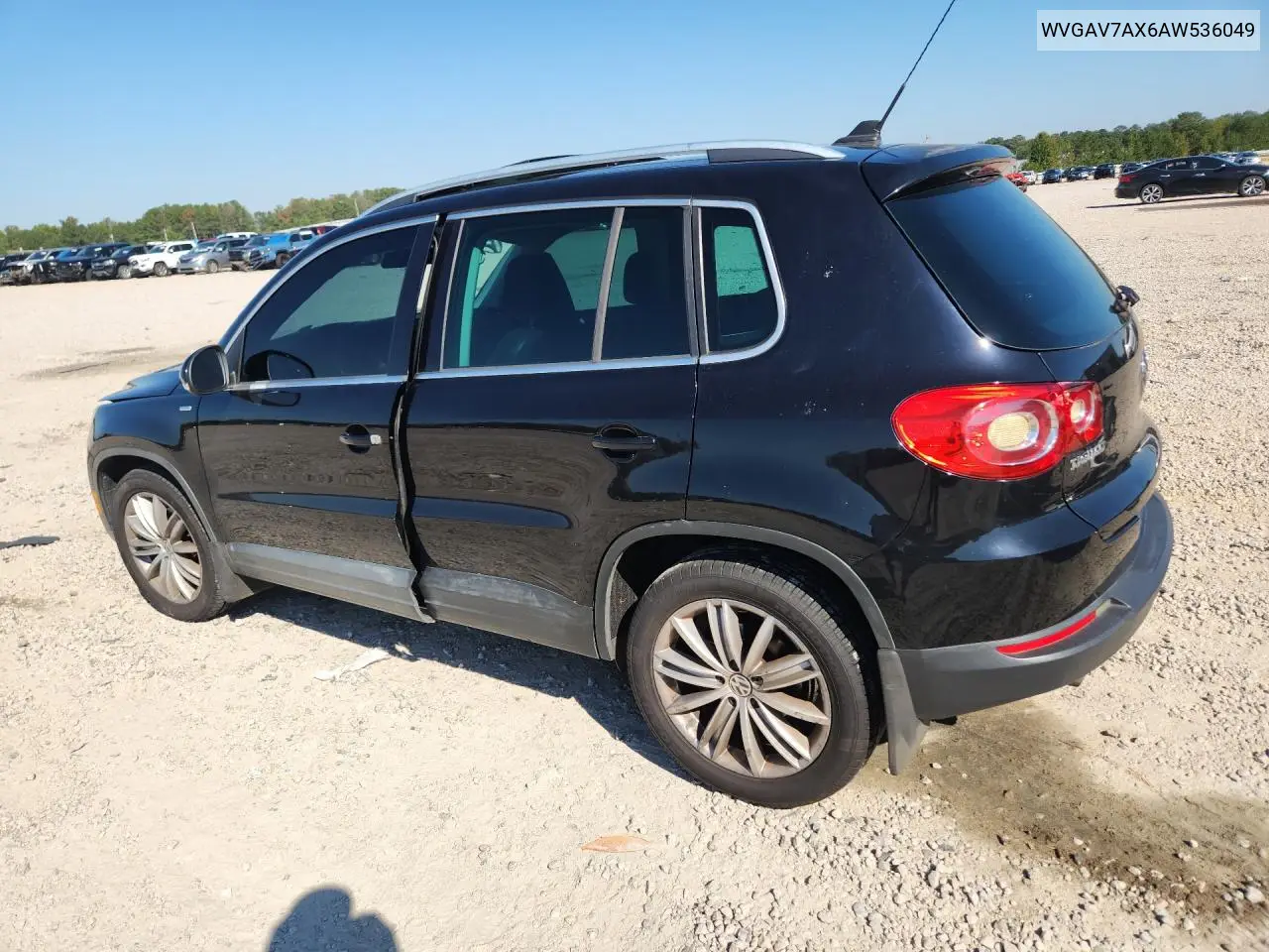 2010 VOLKSWAGEN TIGUAN VIN WVGAV7AX6AW536049 — фото 2