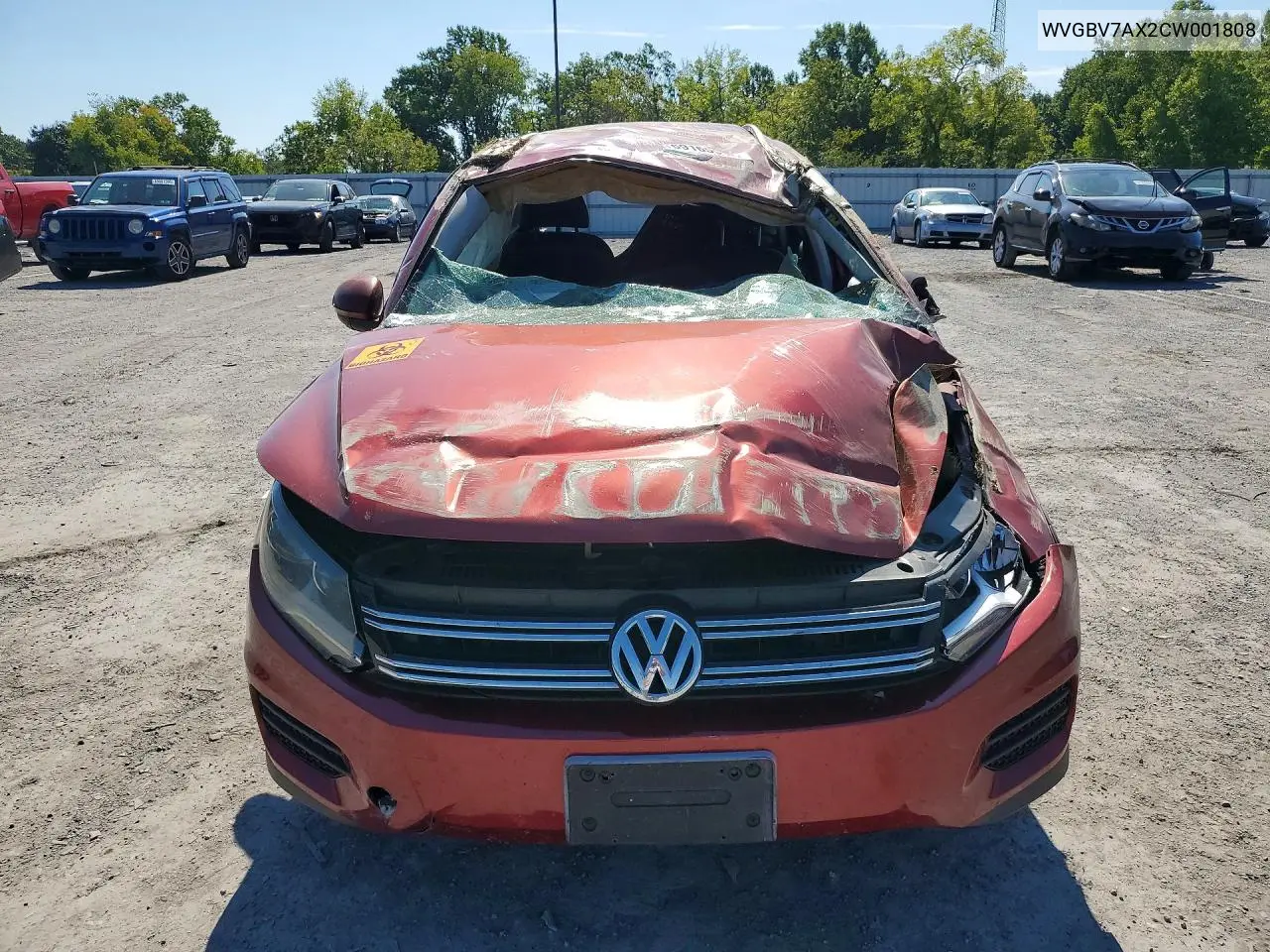 2012 VOLKSWAGEN TIGUAN VIN WVGBV7AX2CW001808 — фото 5
