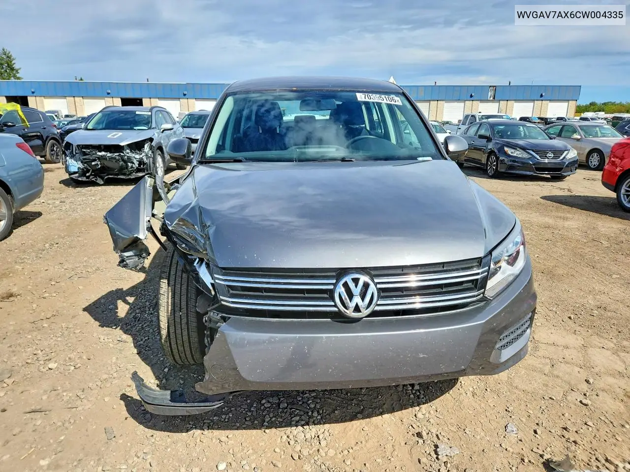 2012 VOLKSWAGEN TIGUAN VIN WVGAV7AX6CW004335 — фото 5