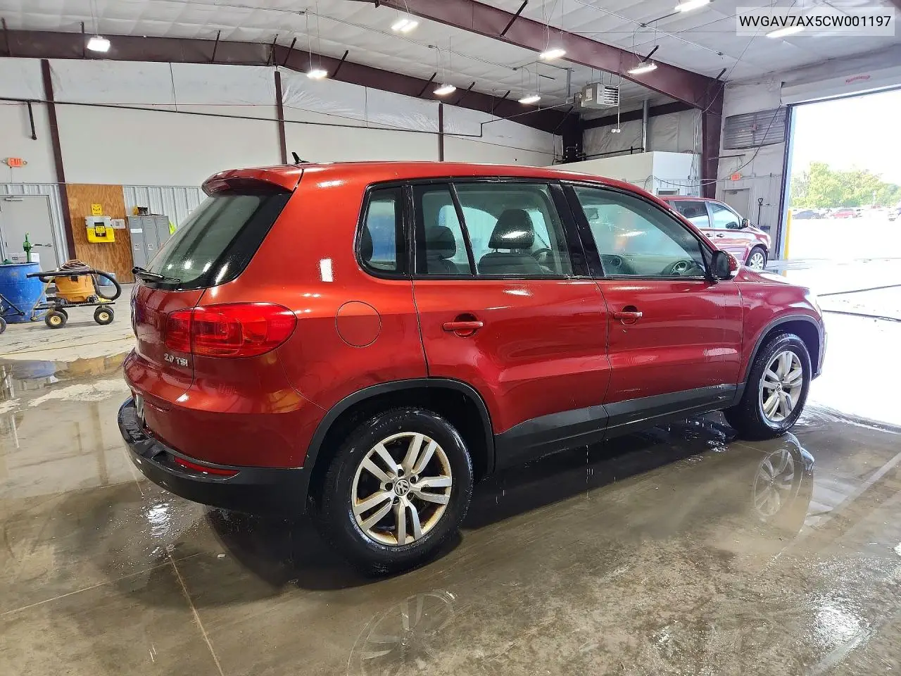 2012 VOLKSWAGEN TIGUAN VIN WVGAV7AX5CW001197 — фото 3